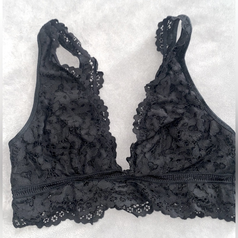 Victorias Secret black unlined wireless bralette